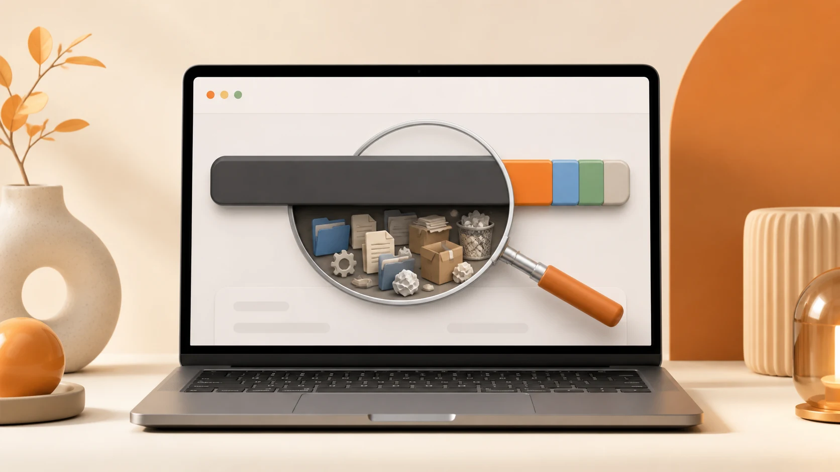 檢查 Mac 儲存空間中佔比過大的系統資料後再清理